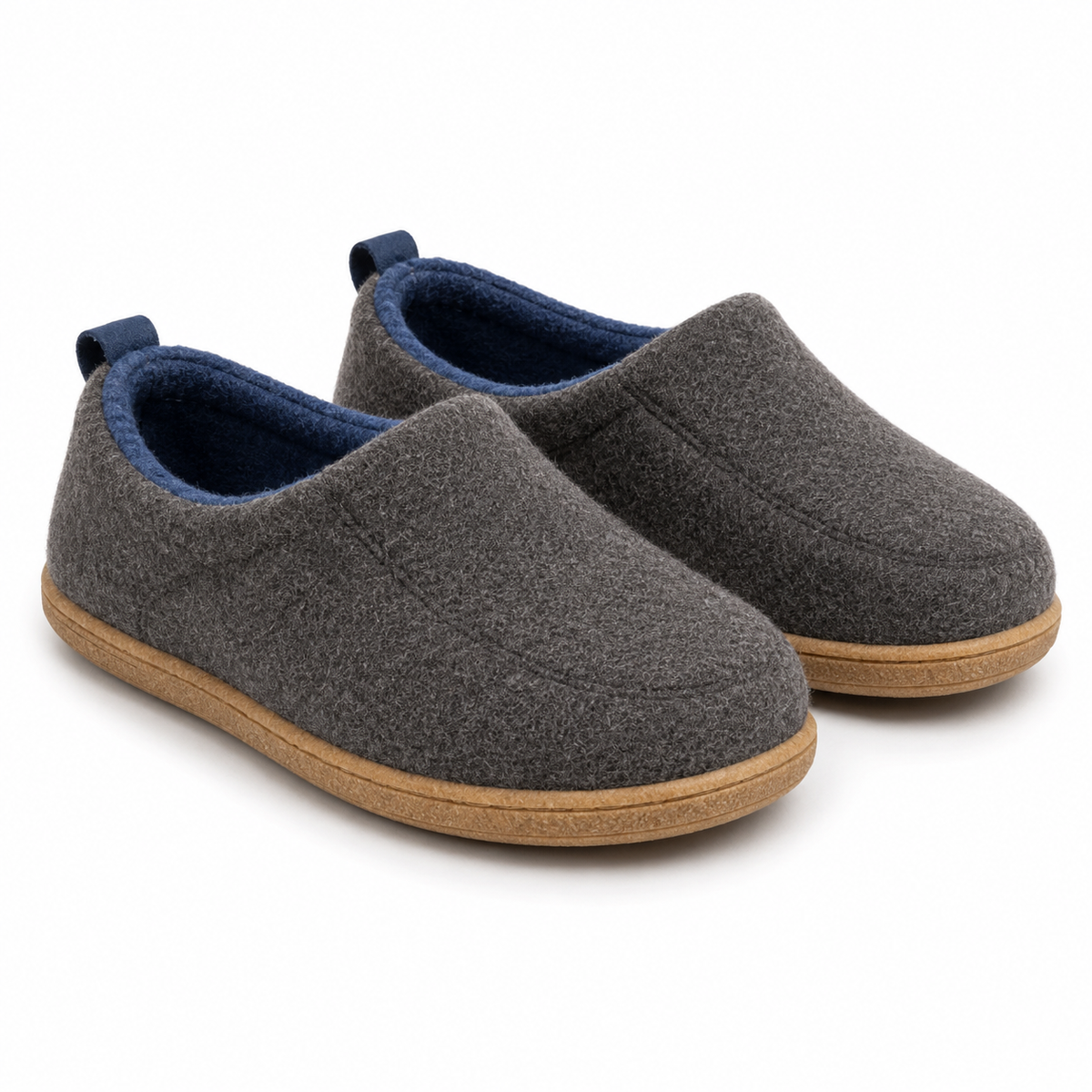 Unisex Orthopedic Indoor Slippers with Hard Sole and Fleece Support