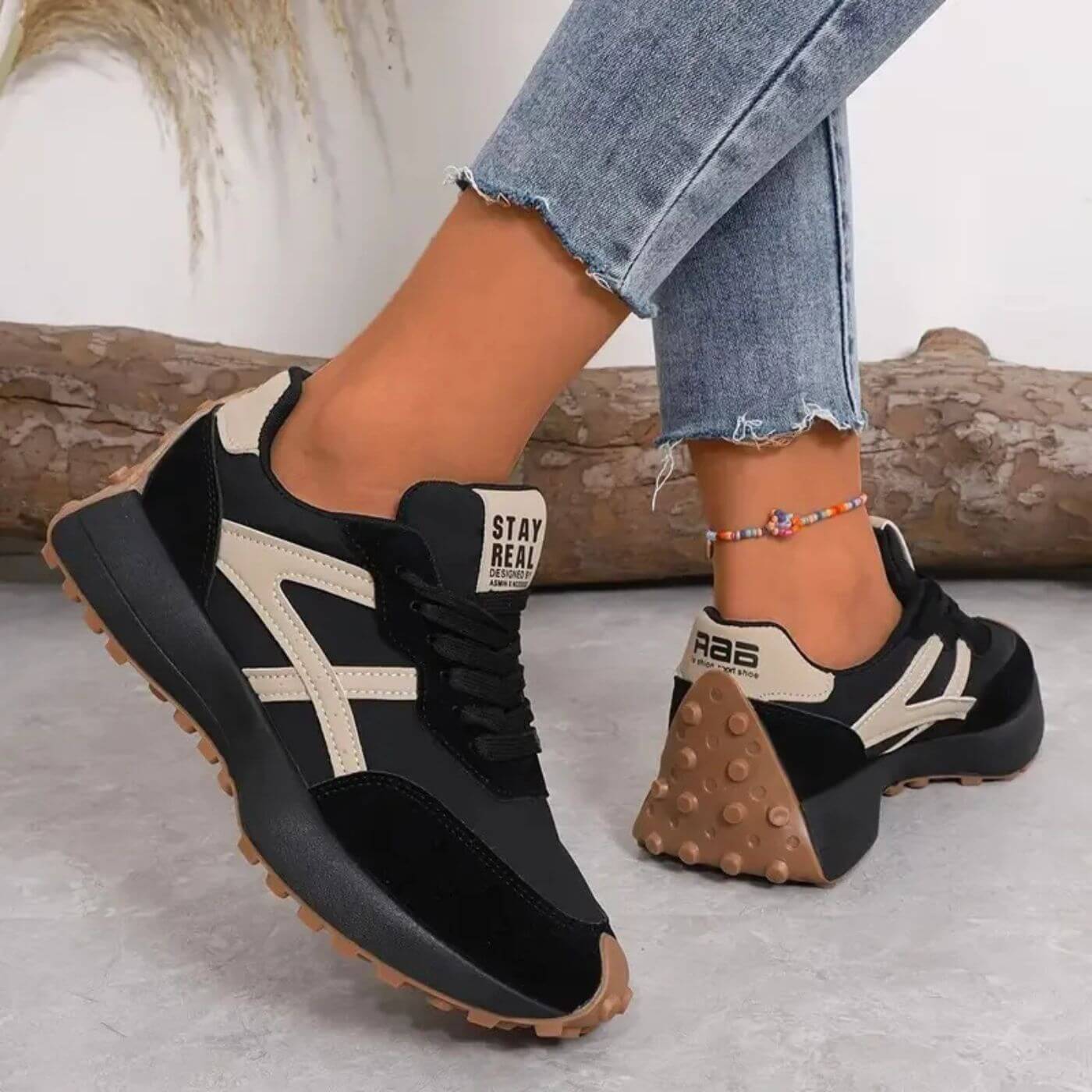 Image of Valerie | Women's Platform Lace-Up Sneakers