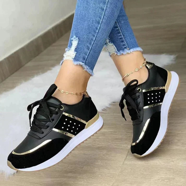 Image of Vicki | Women's Lace-Up Fashion Sneakers