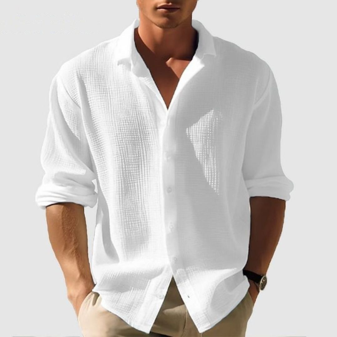 Image of Victor | Men's Button-Down Casual Shirt