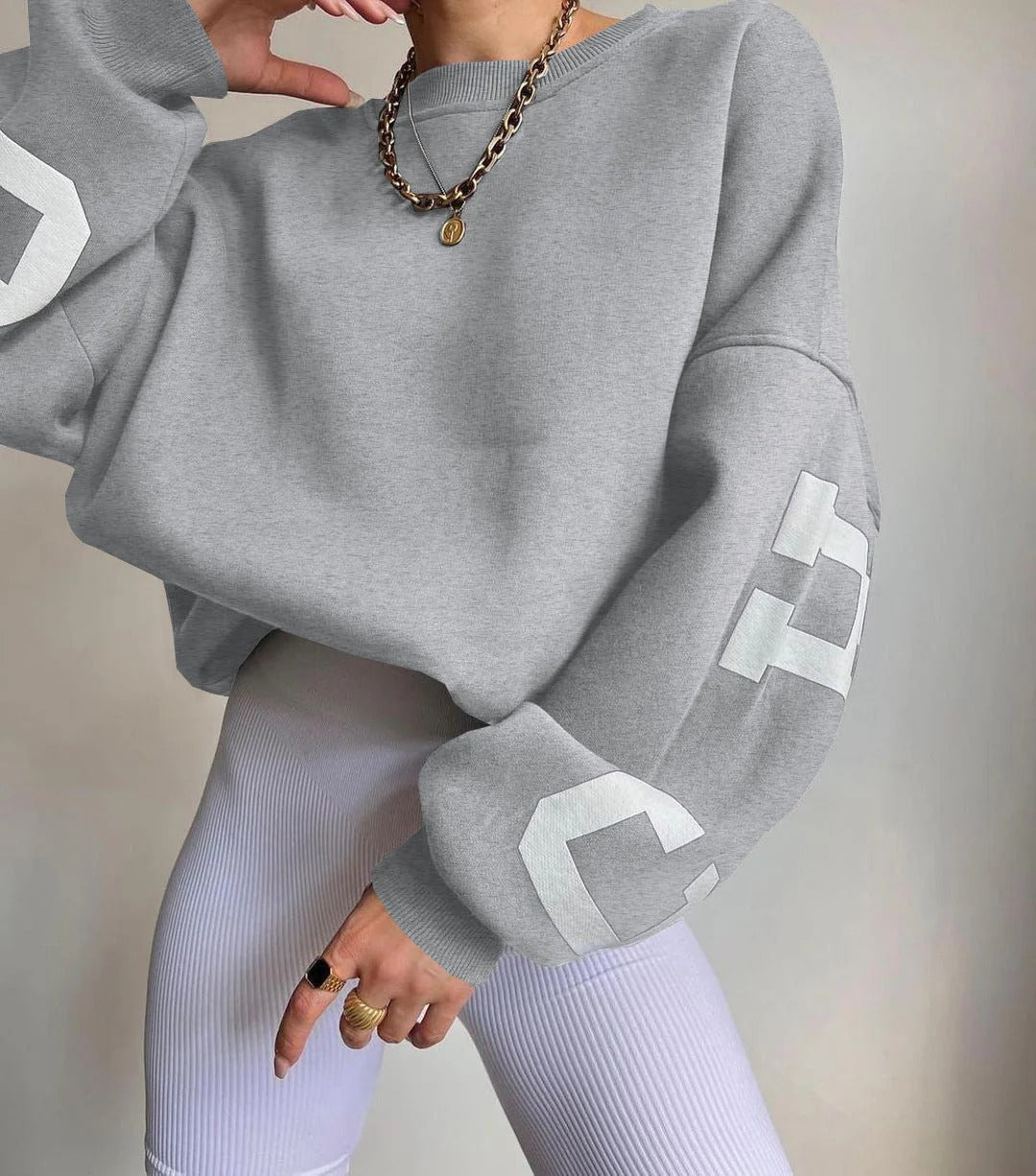 Image of Virginia | Women's Oversized Crew Neck Sweatshirt