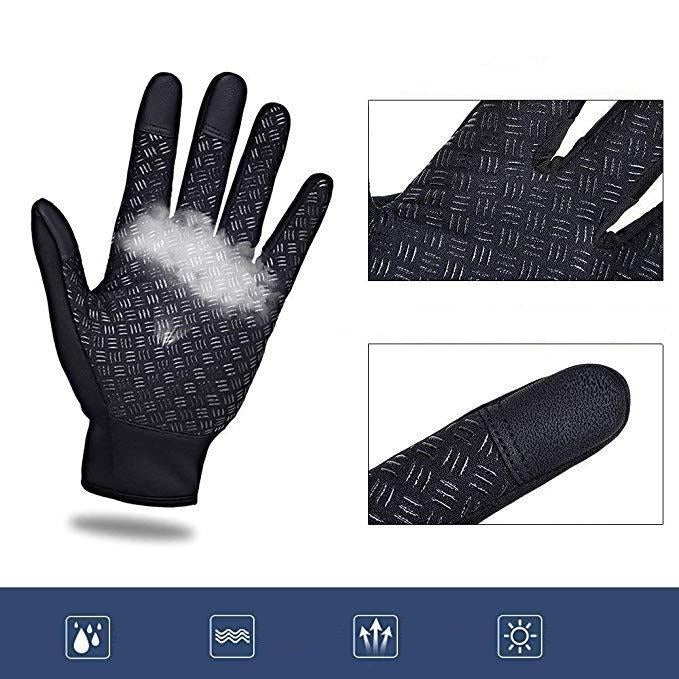 Waterproof Thermal Gloves for Winter Sports with Touch Compatibility