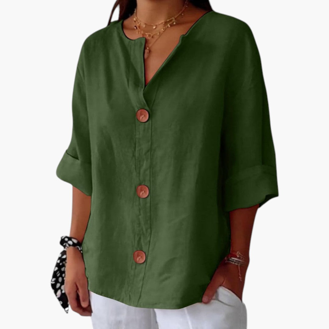 Women's Button-Down Blouse
