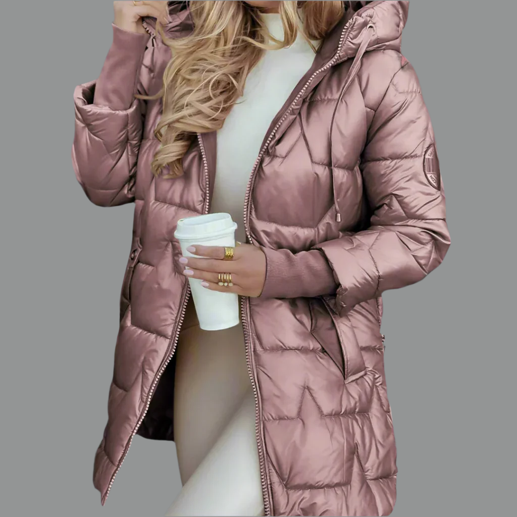 Women's Chic Quilted Autumn Jacket - Lightweight & Warm