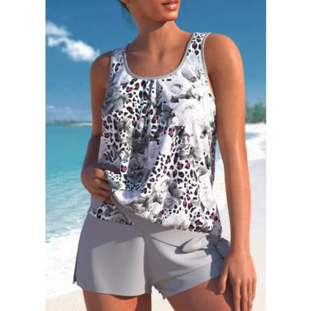Women's Printed Tankini Swimsuit