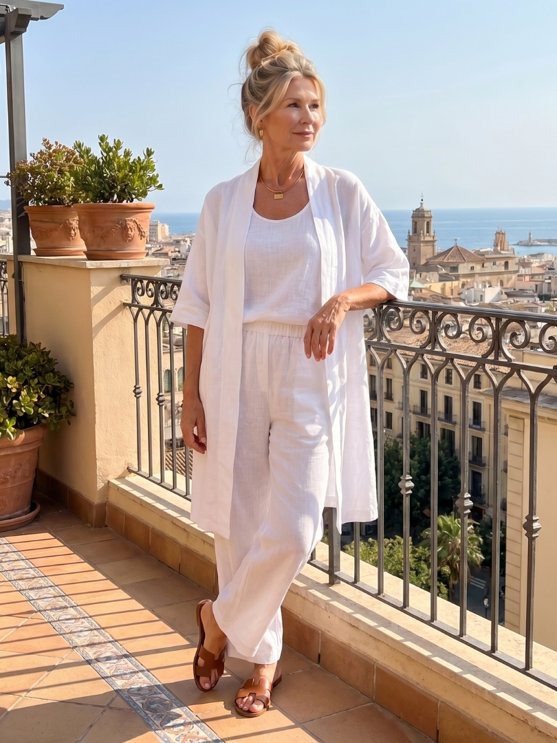 Women's Three-Piece Loungewear Set