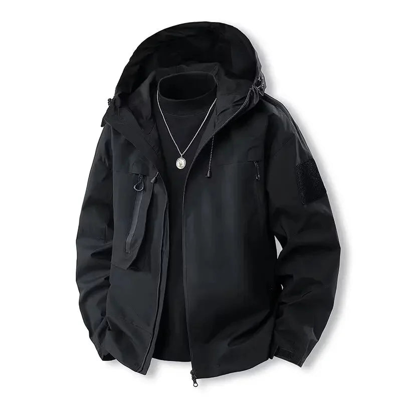 Women's Water-Resistant Hooded Softshell Zip-Up Jacket