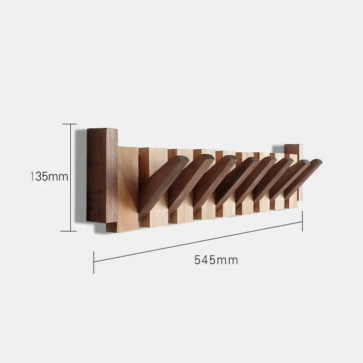 Wooden Piano Coat Rack for the Entrance