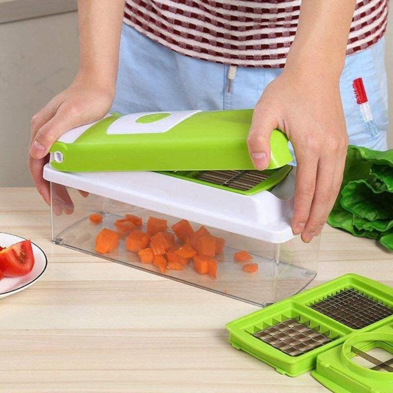 12-in-1 Vegetable Slicer - Safe & Versatile
