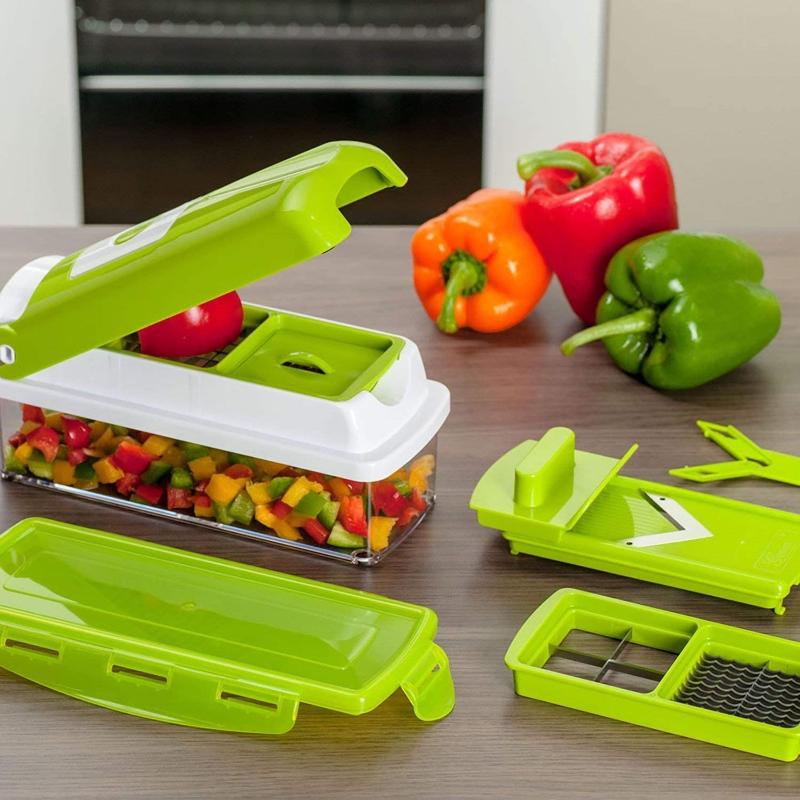 12-in-1 Vegetable Slicer - Safe & Versatile