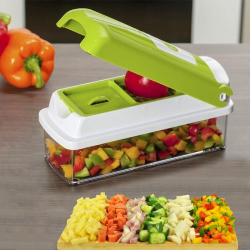 12-in-1 Vegetable Slicer - Safe & Versatile