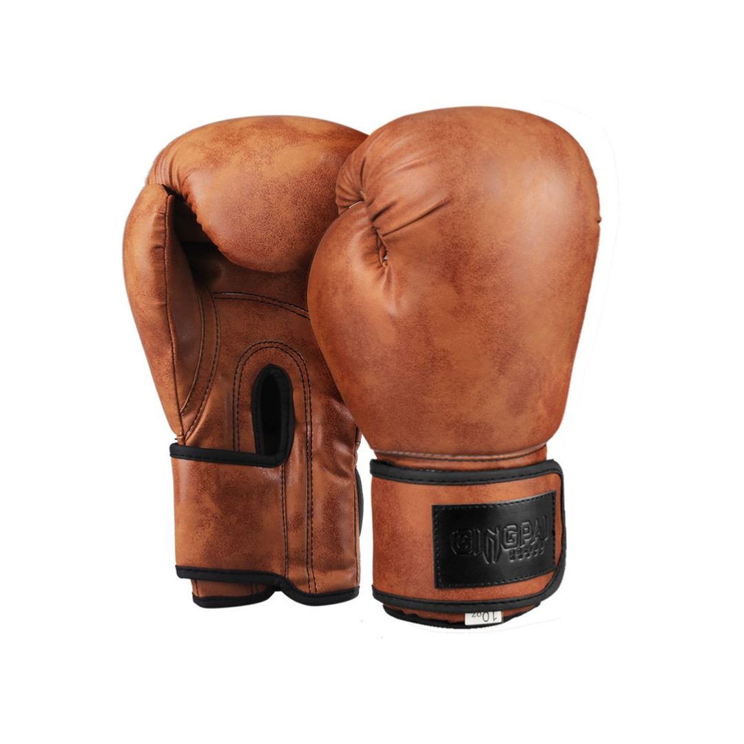 12 oz Vintage Boxing Gloves Made of Genuine Leather – Classic Style and Performance in Training