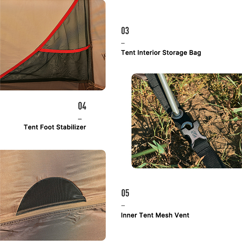 2-Person Freestanding Quick-Setup Camping Tent