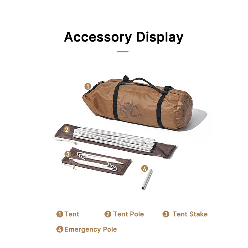 2-Person Freestanding Quick-Setup Camping Tent