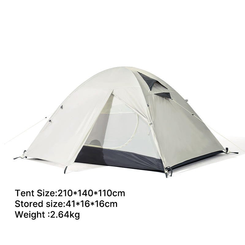 2-Person Freestanding Quick-Setup Camping Tent