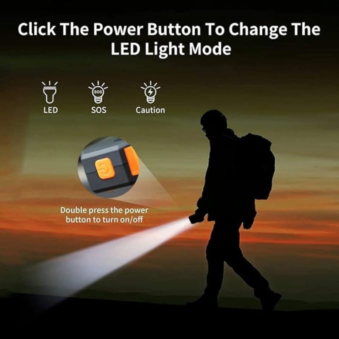 20,000mAh Solar Power Bank with Dual USB & LED Light