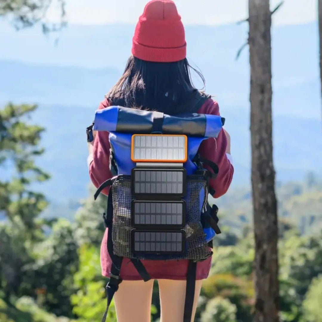 20,000mAh Solar Power Bank with Dual USB & LED Light