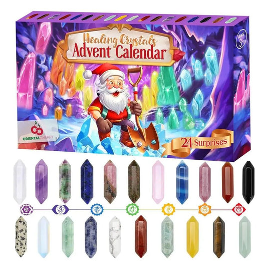 2026 Crystal Advent Calendar – 24 Unique Crystals for a Magical Countdown to Christmas