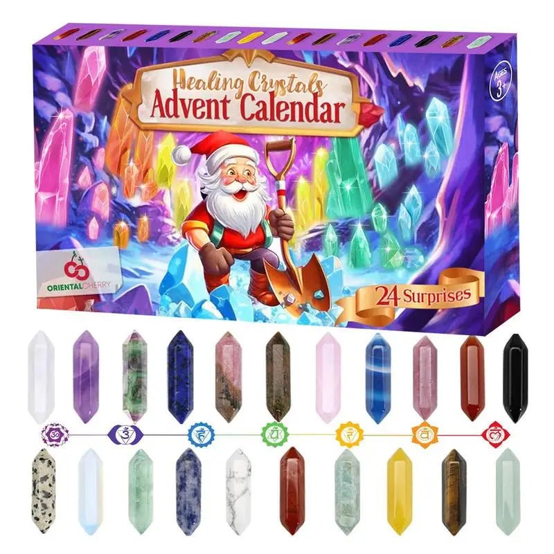 2026 Crystal Advent Calendar – 24 Unique Crystals for a Magical Countdown to Christmas