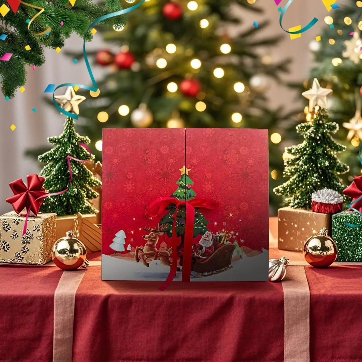 24-Day Christmas Advent Calendar with Festive Surprises