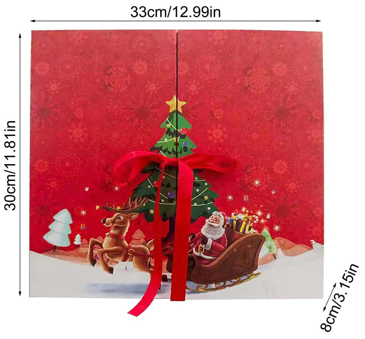 24-Day Christmas Advent Calendar with Festive Surprises