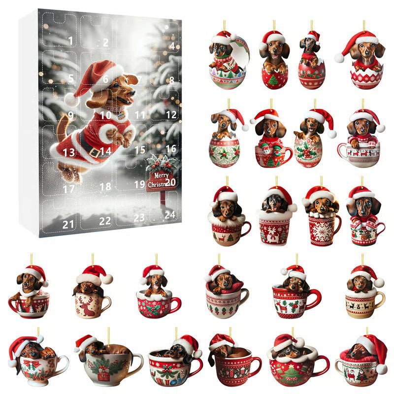 24-Day Dachshund Advent Calendar for Animal Lovers