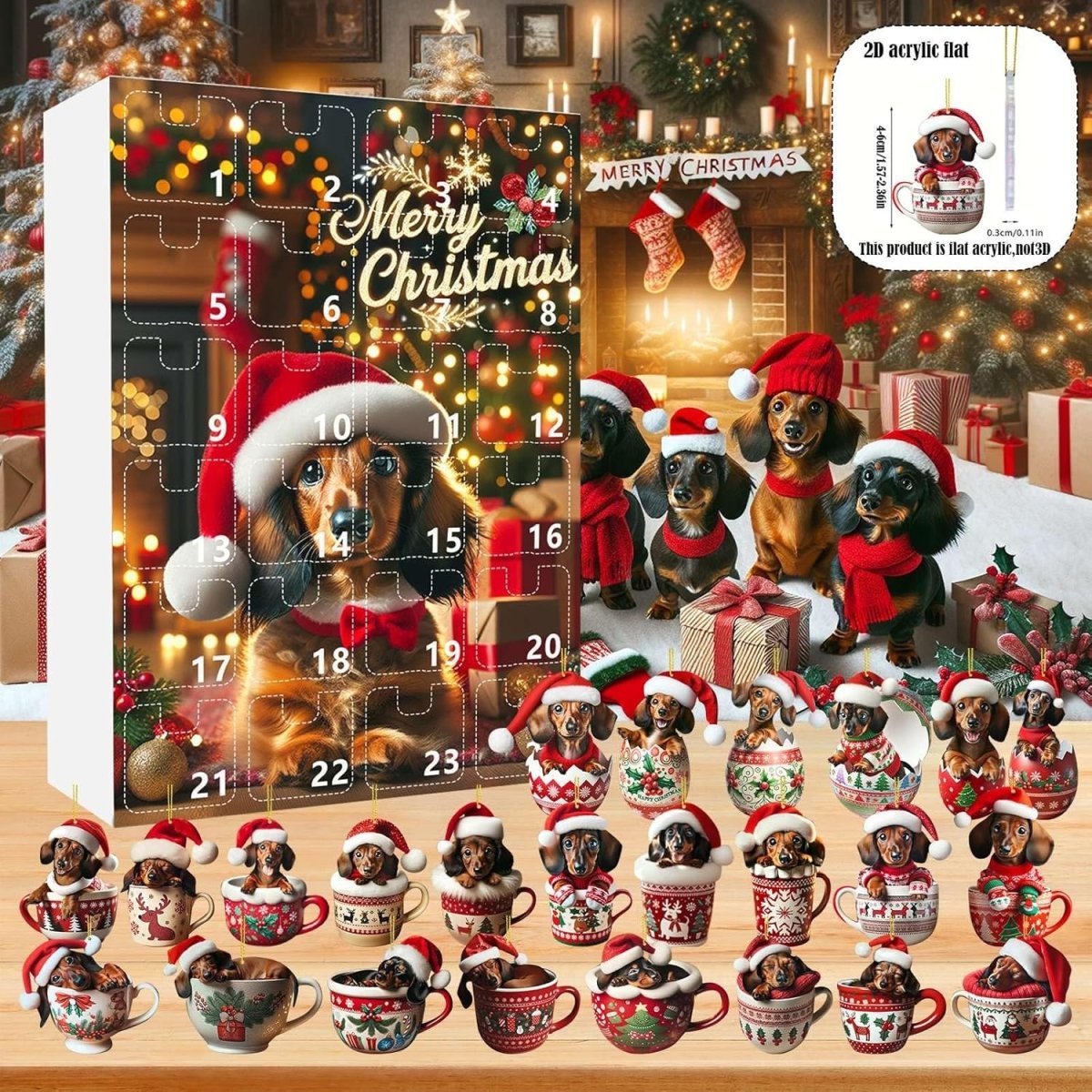 24-Day Dachshund Advent Calendar for Animal Lovers