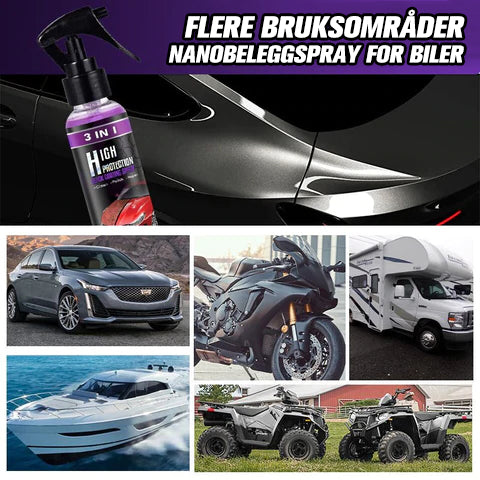 3 in 1 Car Care Spray - Quick, Effective, High Protection