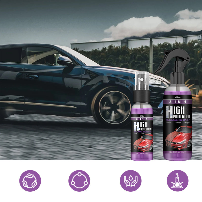 3 in 1 Car Care Spray - Quick, Effective, High Protection