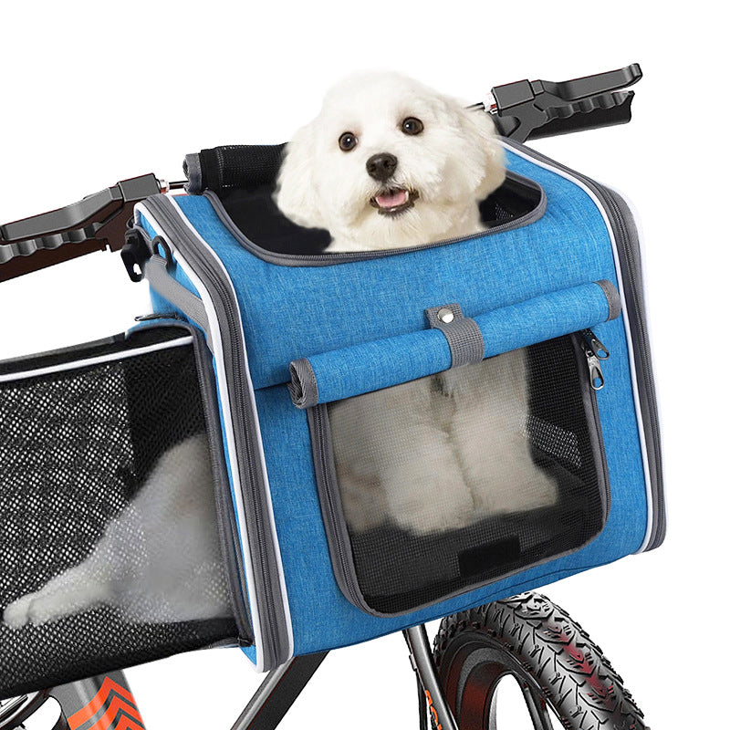3-in-1 Transport Bag for Dogs on Bicycle – Safety and Comfort