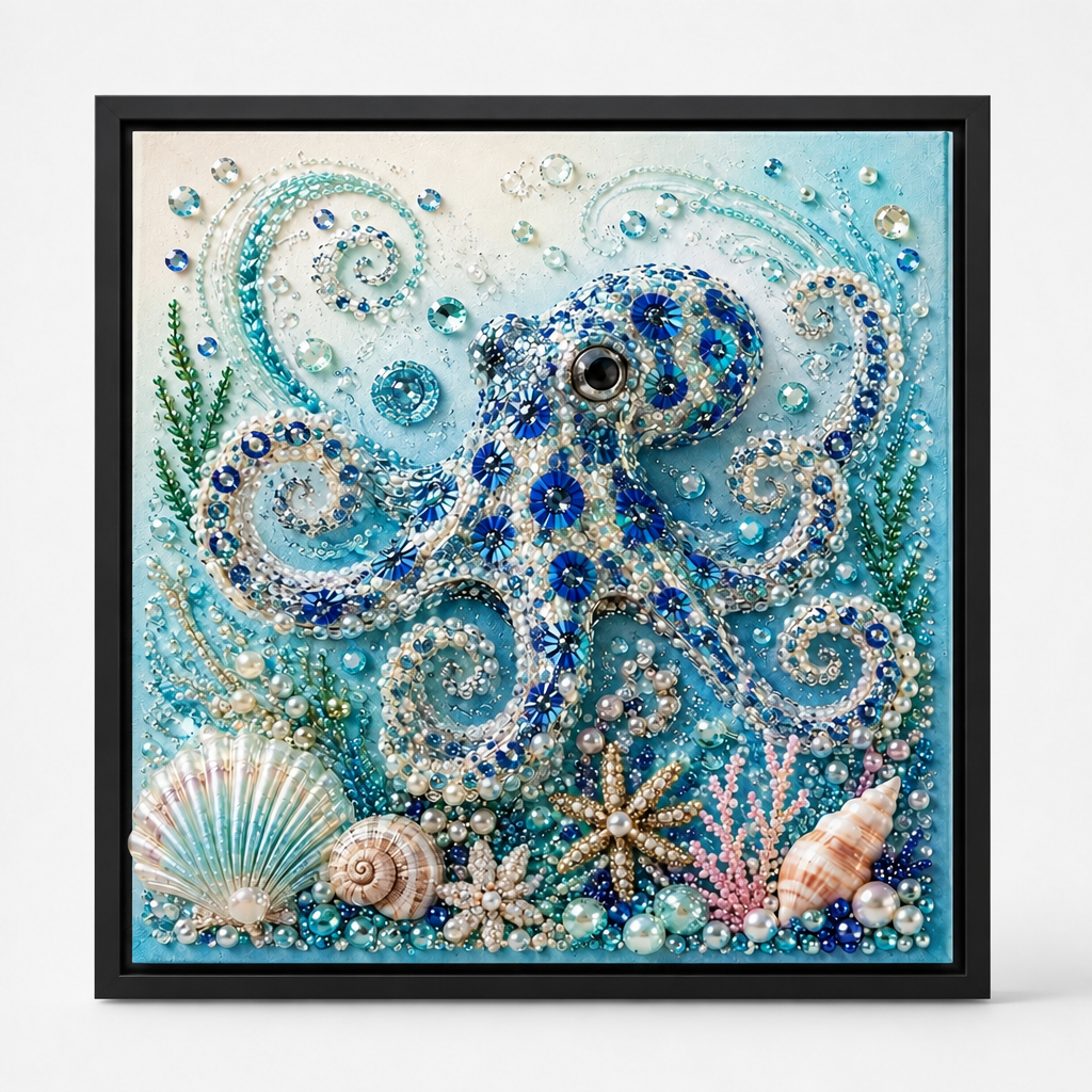 3D Pearl Mosaic Art Kit – Jellyfish