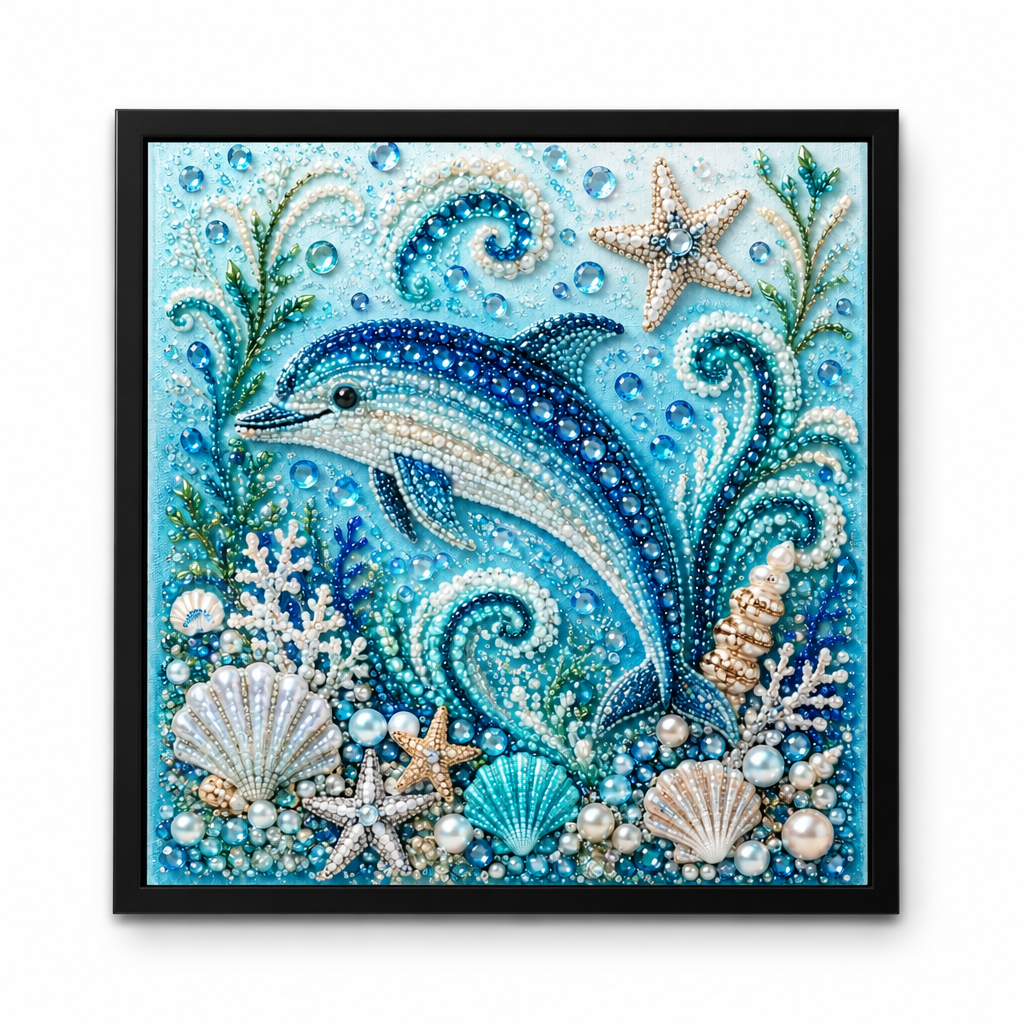 3D Pearl Mosaic Art Kit – Jellyfish