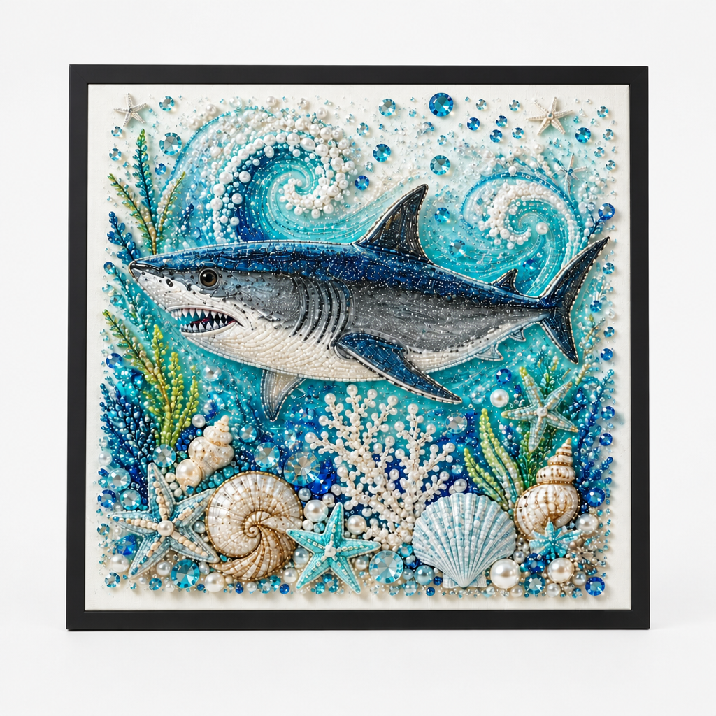 3D Pearl Mosaic Art Kit – Jellyfish