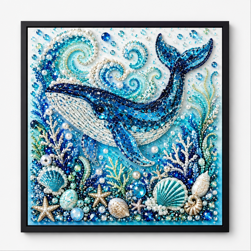 3D Pearl Mosaic Art Kit – Jellyfish