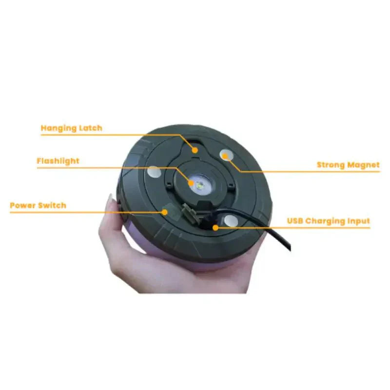 4-in-1 Retractable Camping Lantern