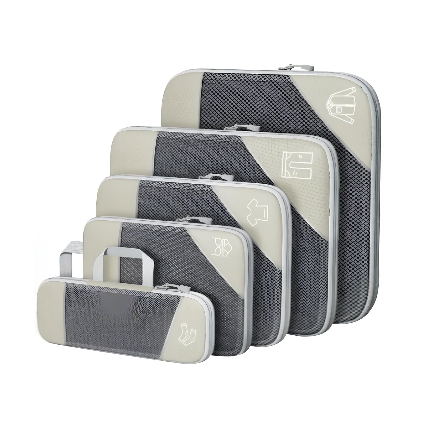 5 pcs - Compression Packing Cubes