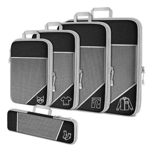 5 pcs - Compression Packing Cubes