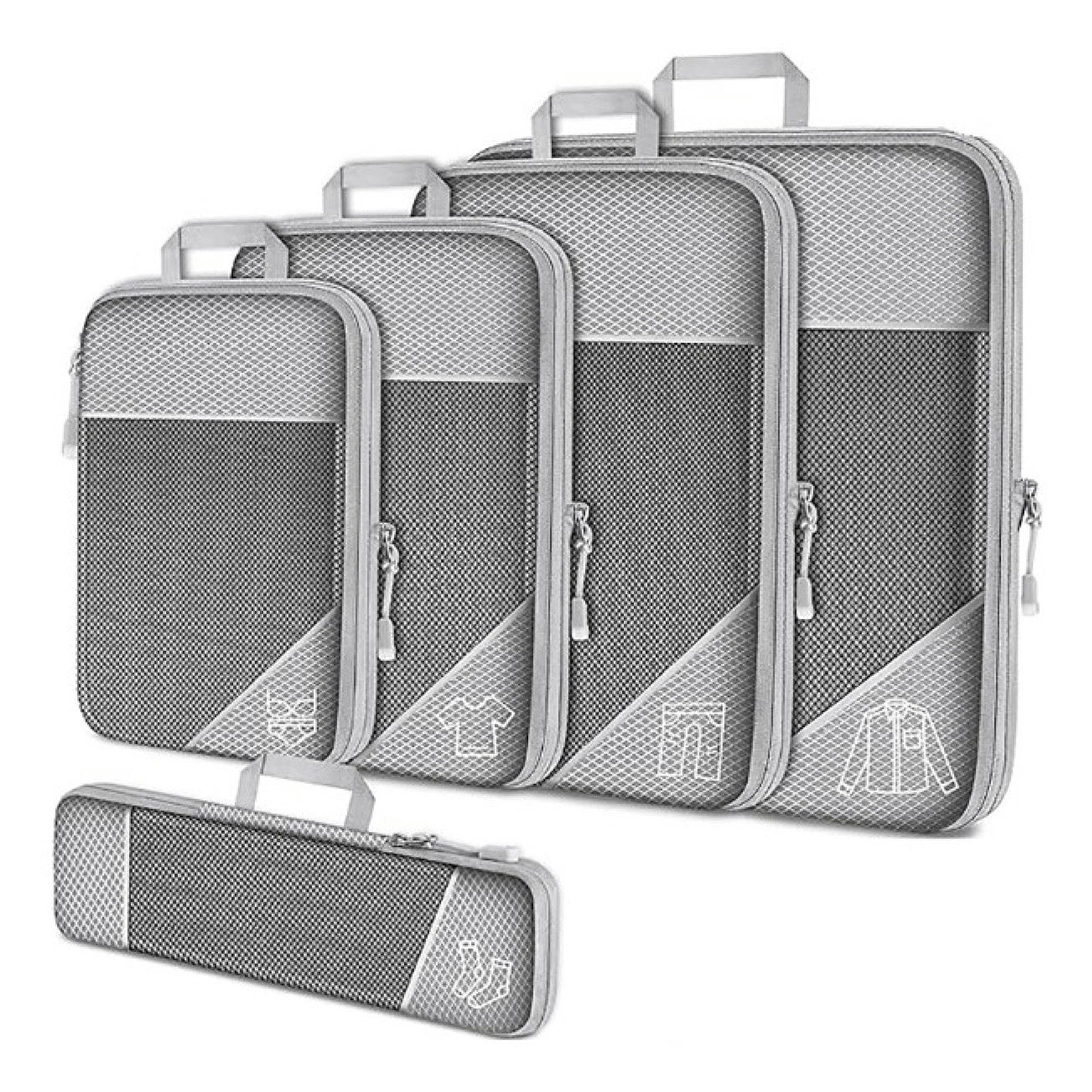 5 pcs - Compression Packing Cubes