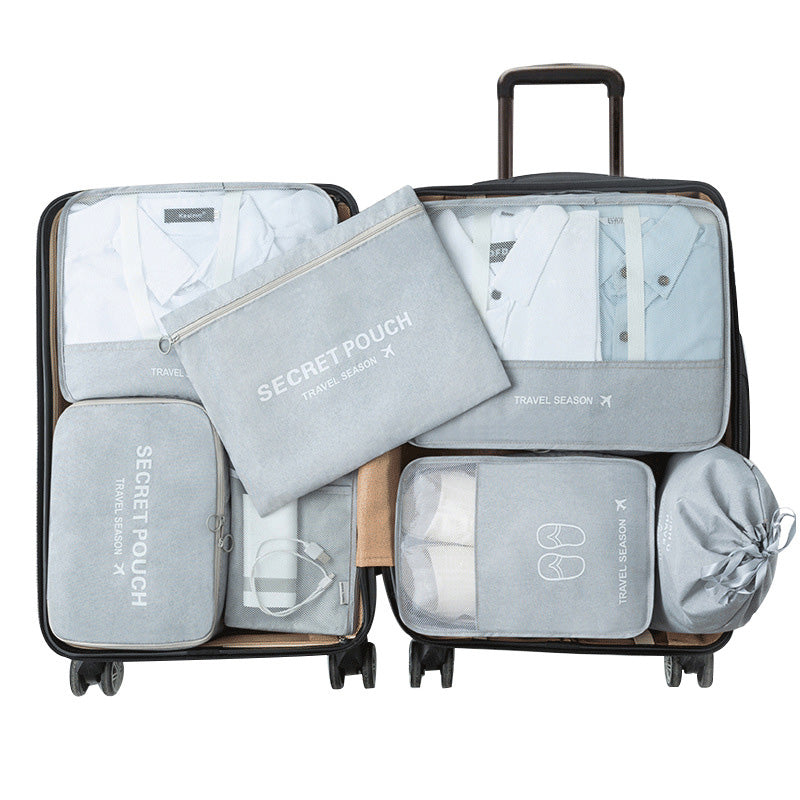6 pcs Portable Luggage Packing Cubes - Organize Your Travel Efficiency