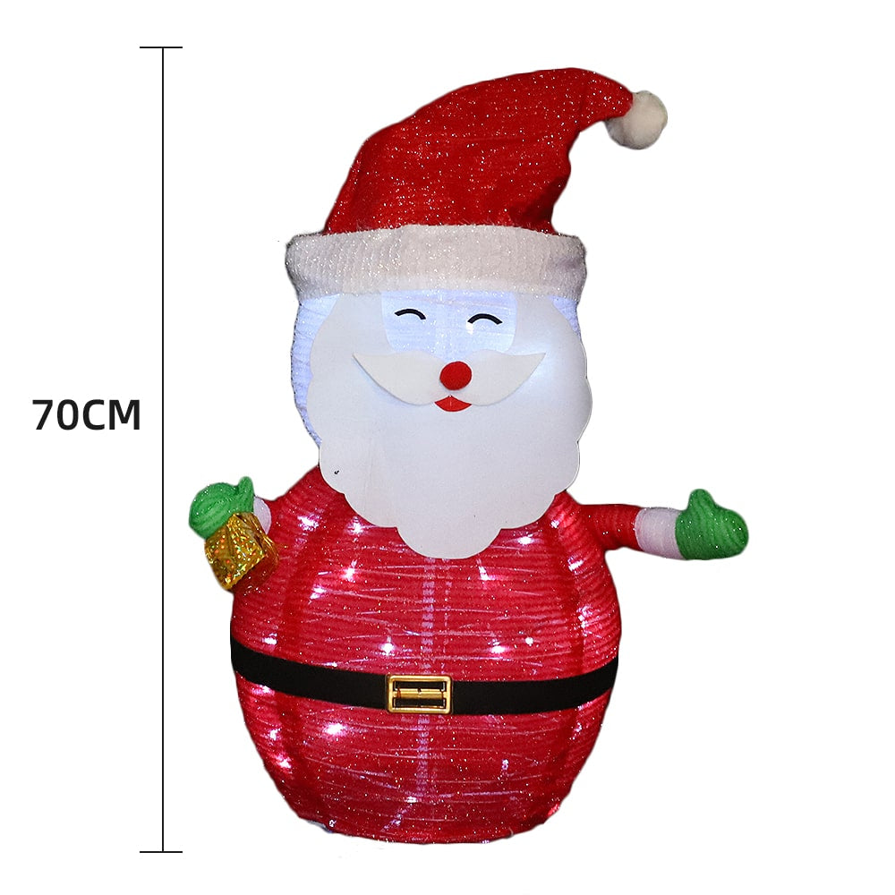 70 cm Collapsible Santa Claus with Timer