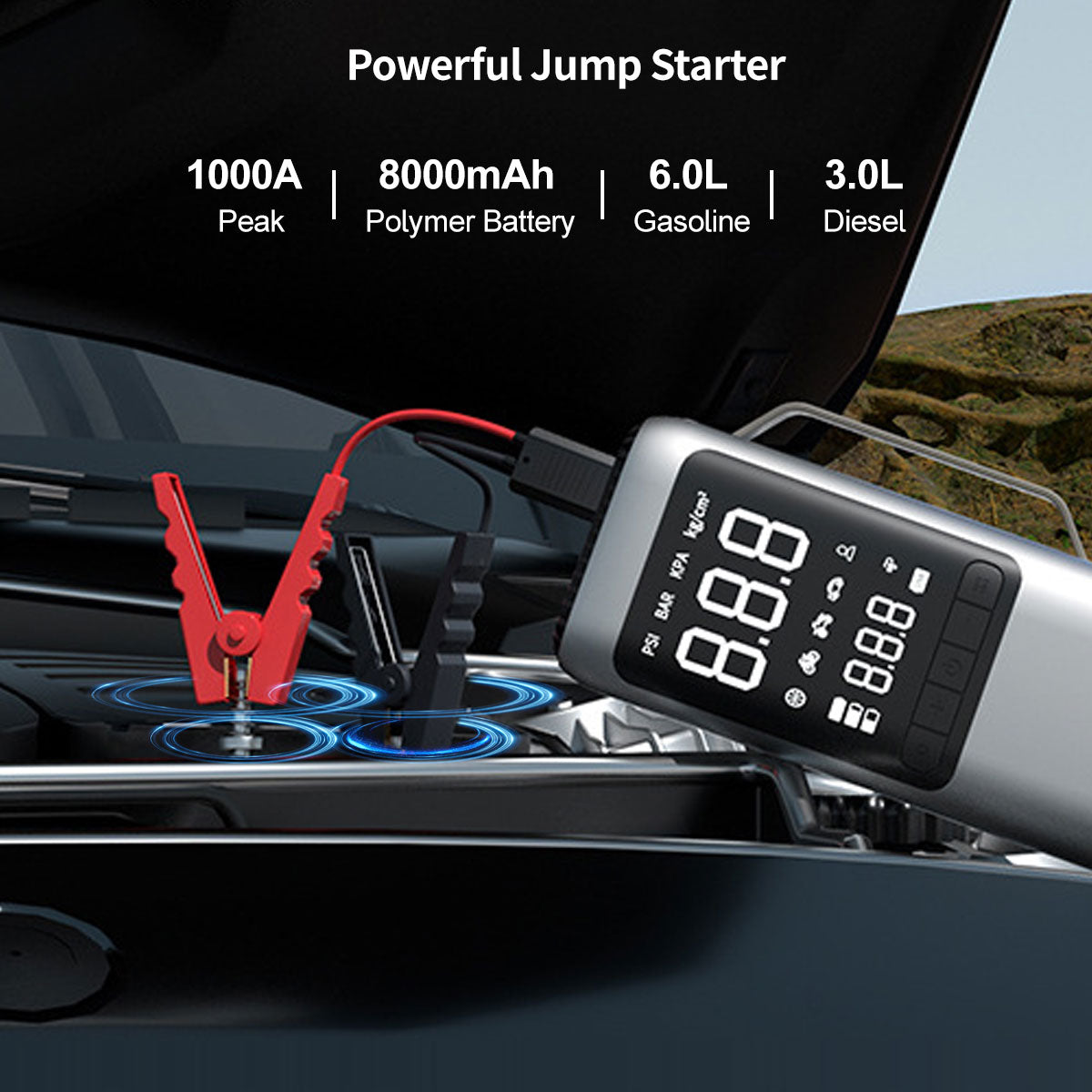 9-in-1 Multifunction Car Emergency Tool Kit