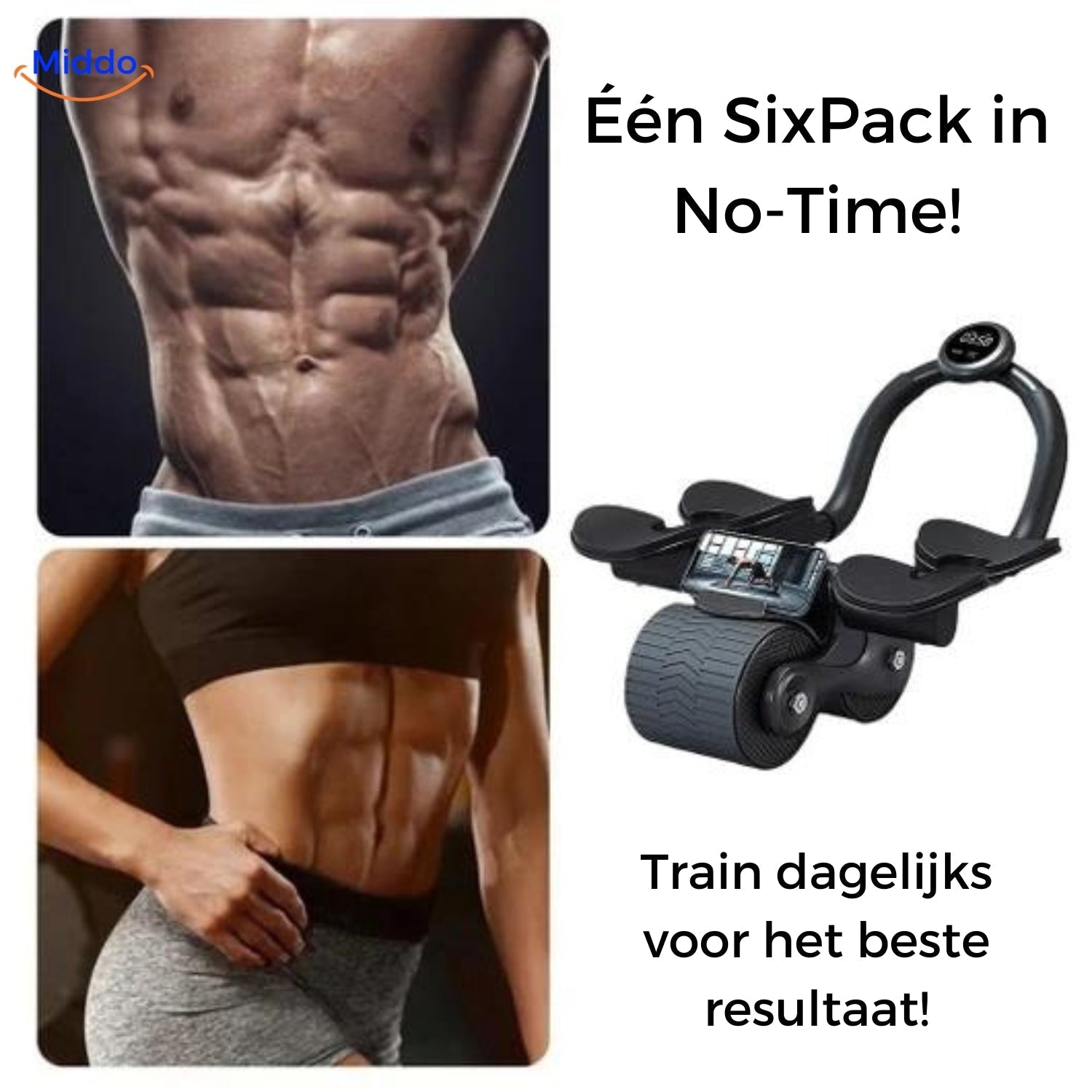 AbWheel Pro™ | Abdominal Trainer for a Tight Six-Pack from Home!