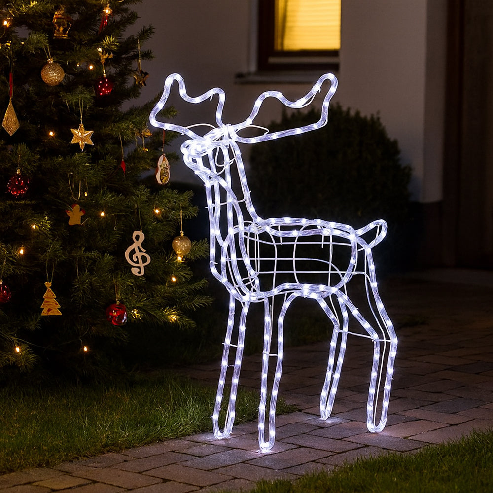 Acrylic Reindeer with LED Lights - 74 cm
