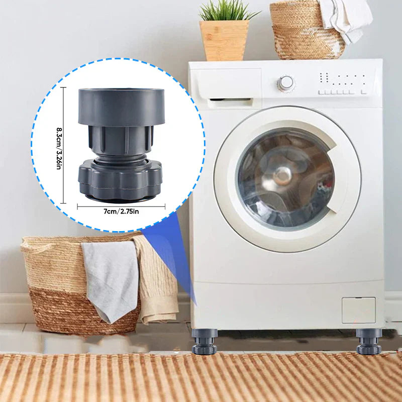 Adjustable Height Washing Machine Support - Noise-Reducing & Durable