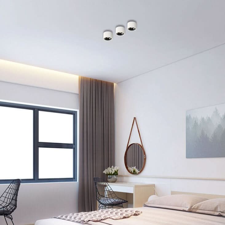 Adjustable LED Flush Mount Ceiling Spotlight