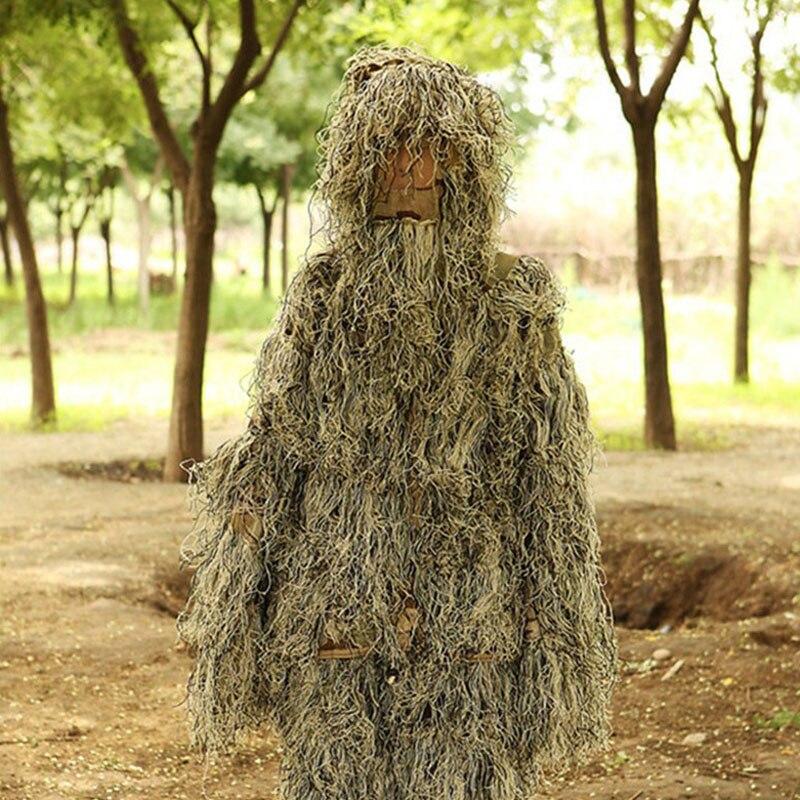 Adult's 3D Camouflage Ghillie Suit for Field Concealment