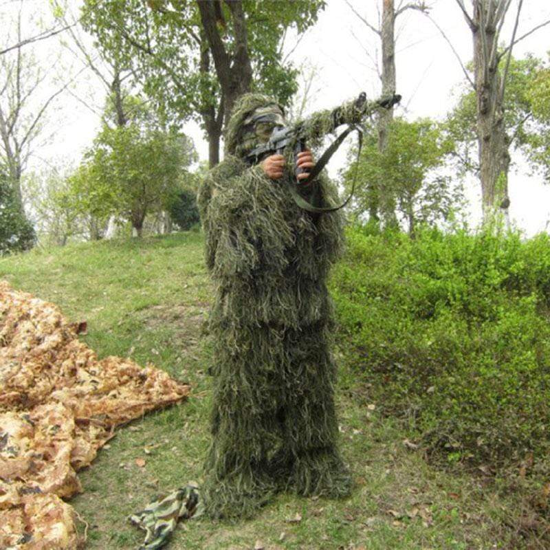 Adult's 3D Camouflage Ghillie Suit for Field Concealment