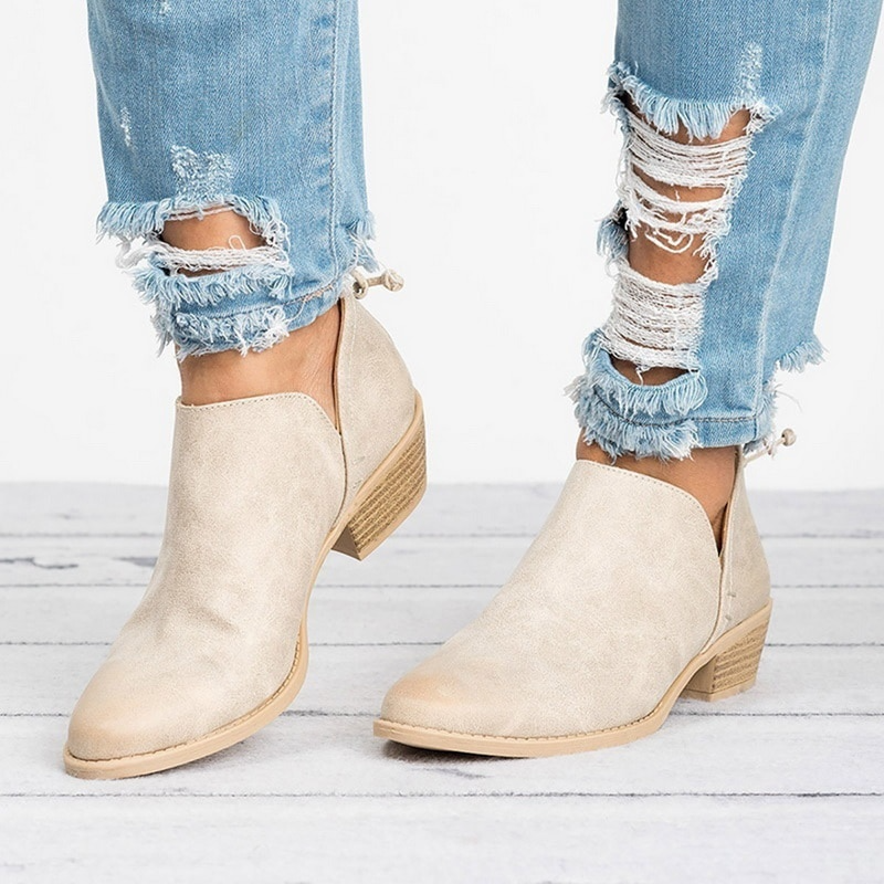 Image of Aimee | Women's Block Heel Ankle Boots