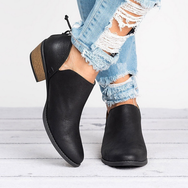 Image of Aimee | Women's Block Heel Ankle Boots