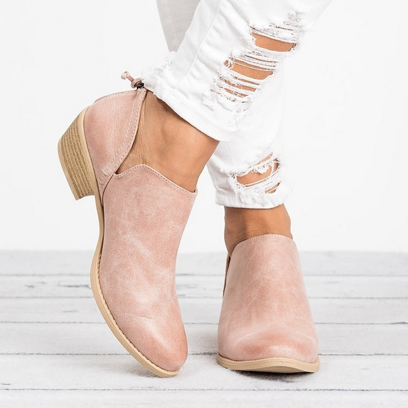 Image of Aimee | Women's Block Heel Ankle Boots